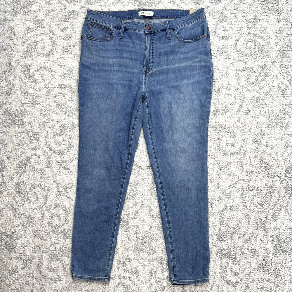 Madewell Women's 9" mid rise Skinny Jeans Size 34 New‎ NWT  Actual sz 38x28x12"